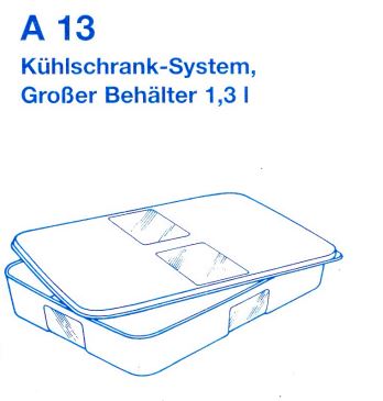 A13 Großer Behälter 1,3 L Kühlschrank-System