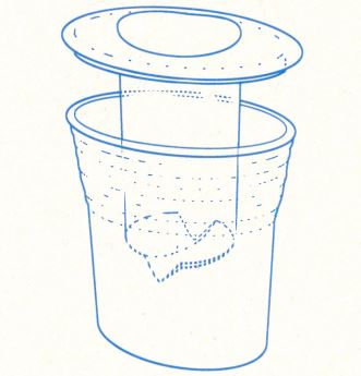 J18 Junge Welle Flaschenkühler Tupperware