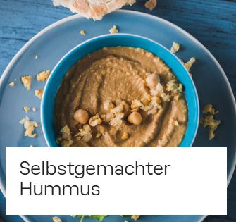 Selbstgemachter Hummus