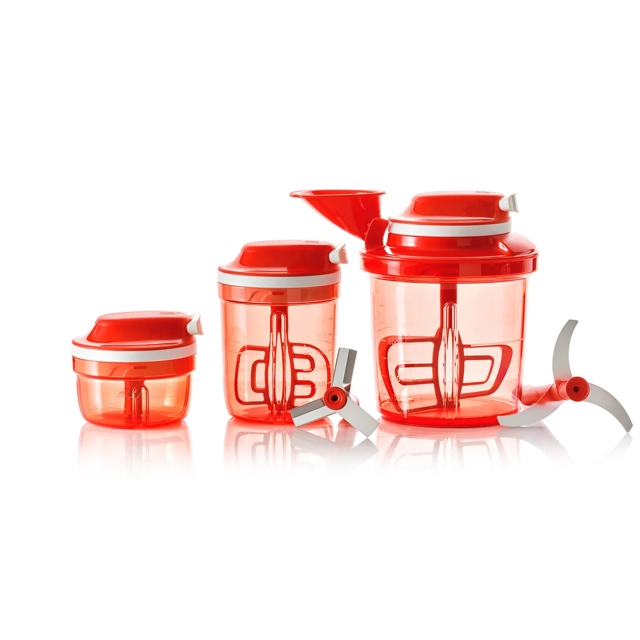 Tupperware Ersatzteil / Zweiteiliges Deckeloberteil Nr. 10067 / SuperSonic Deckel in der Farbe Rot / Hier direkt online kaufen