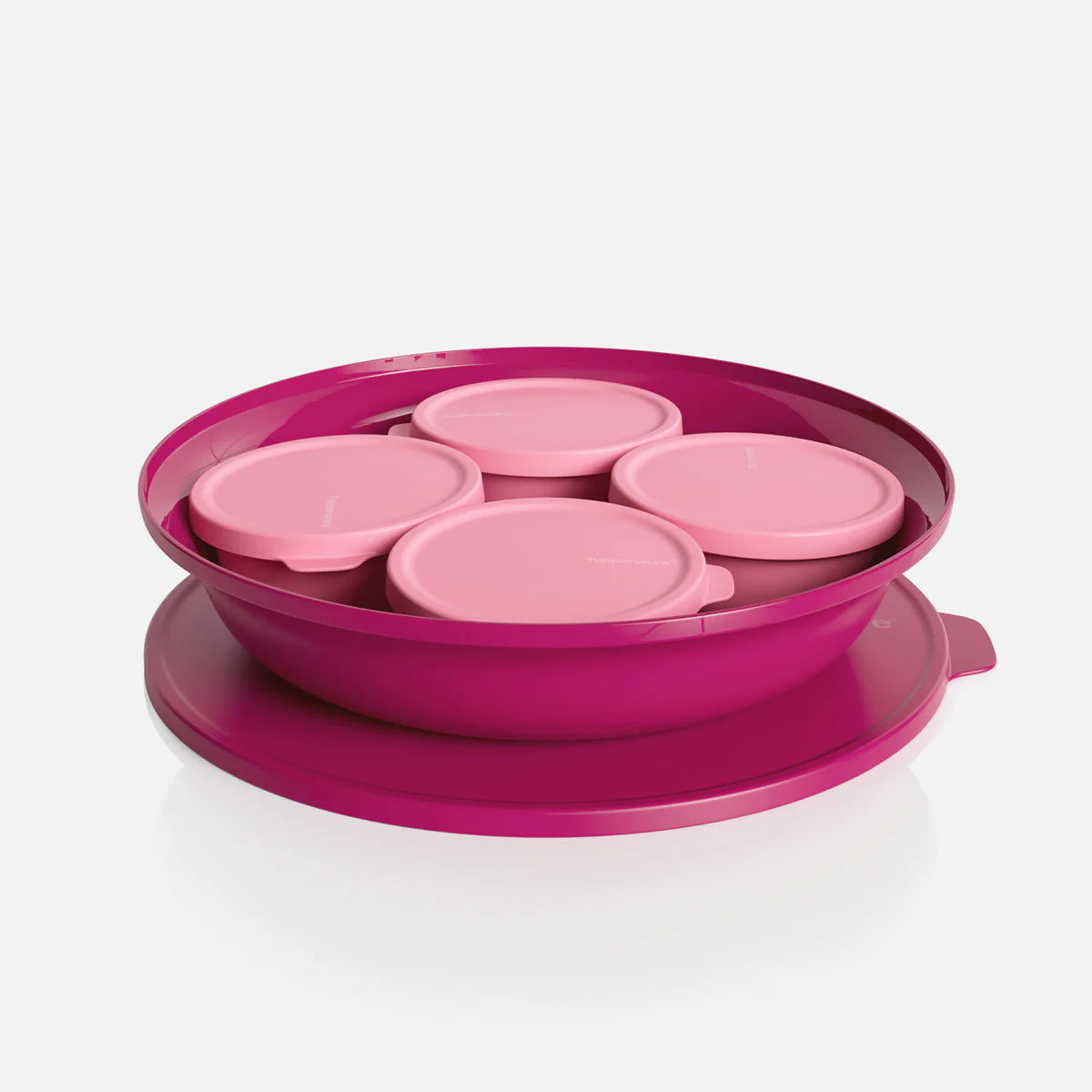 Aloha Apero 200ml von der Marke Tupperware / in der Farbe Rosa / Ideal für Snacks, Dips, Dressings oder Fruchtstücke / passt in jede Tasche / mit dichtschließendem Deckel / Hier direkt online kaufen