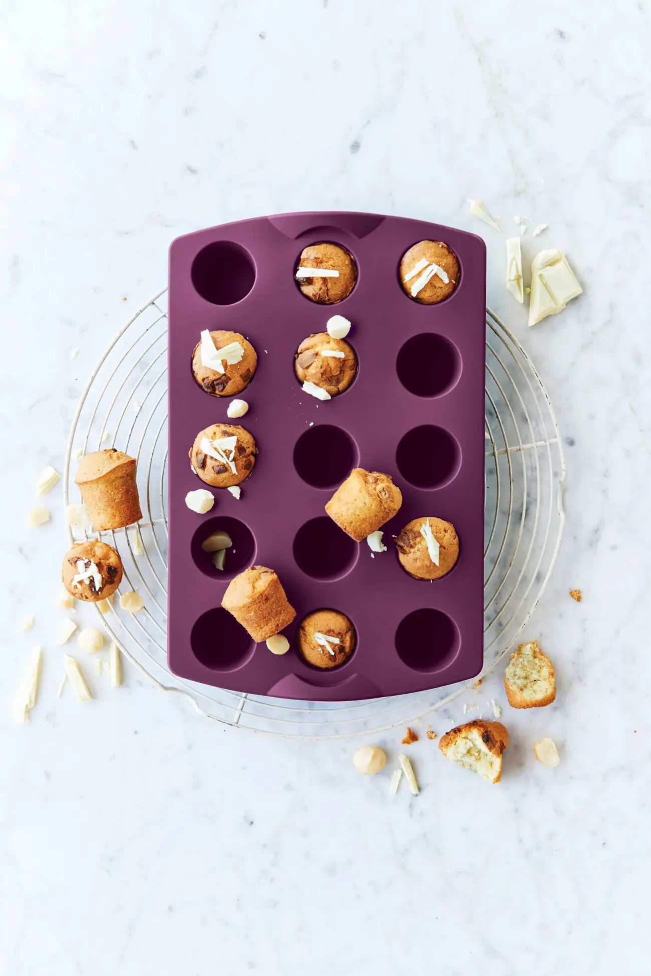 Silikonform Mini Muffin Easyplus von der Marke Tupperware / Silikonform für mini Muffins / sehr gute Antihafteigenschaften für perfekte Ergebnisse / Backform / von -25° bis 220° geeignet / Hier direkt online kaufen