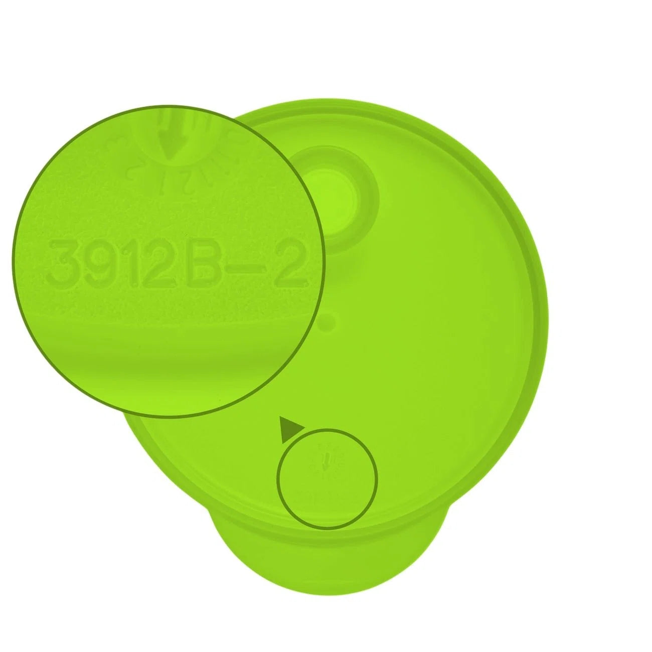 Junge Welle Trinkhalmdeckel von der Marke Tupperware / in der Farbe Grün / Deckel zum verschließen der Junge Welle Becher / mit praktischer Trinkhalmöffnung / nur der Deckel ohne Becher / hier direkt online kaufen