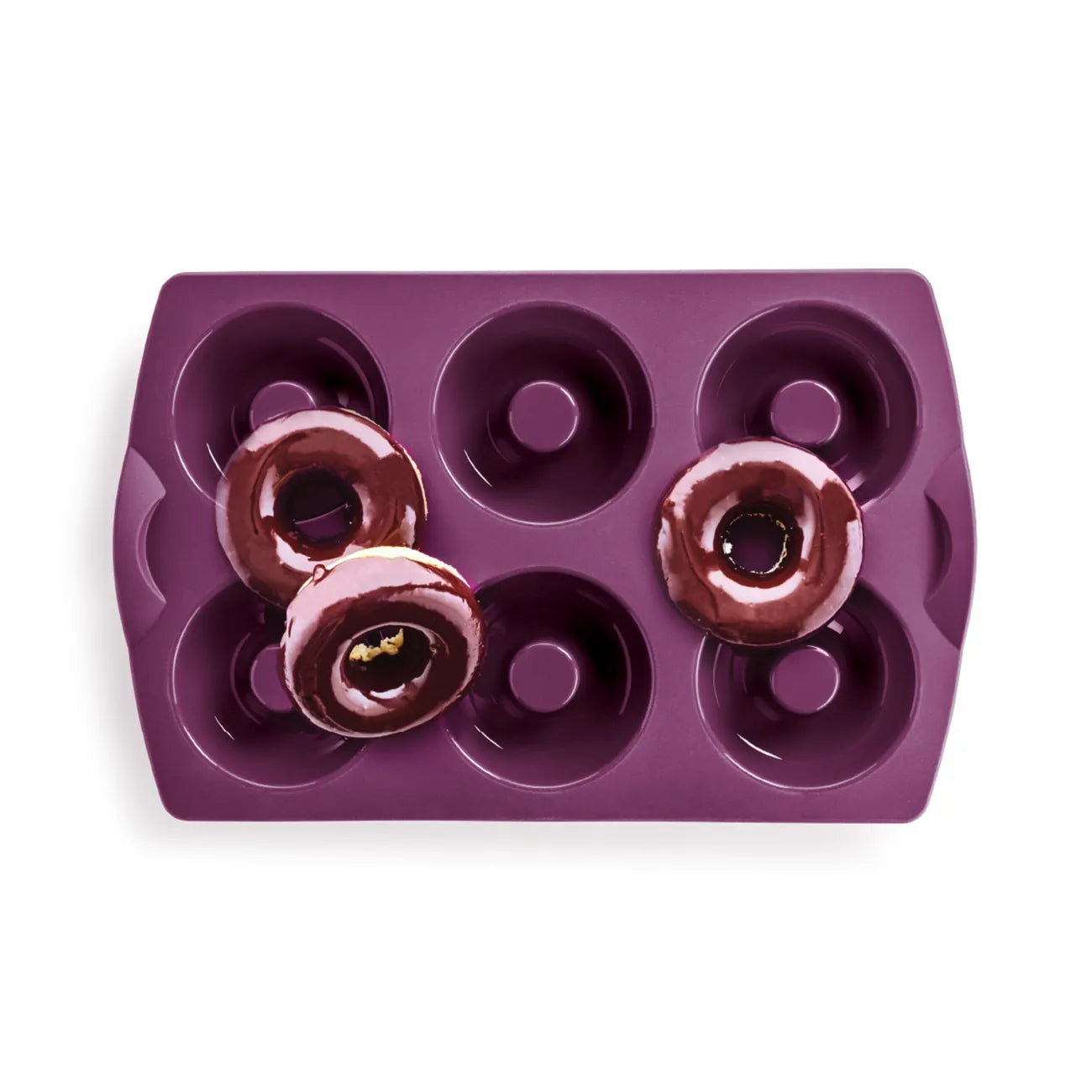 Silikonform Diabolo von der Marke Tupperware / mit idealen Antihafteigenschaften / Donut form / Silikon Backform für Donuts, Bagels, Eierspeisen, Grischiche Ringe und vieles mehr / Hier direkt online kaufen
