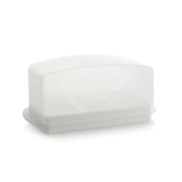 Butterdose Junge Welle von der Marke Tupperware / in der Farbe Weiß / Praktische & Stilvolle Butterdose / Für 455g Butter oder Margarine / Auch perfekt für Käse geeignet / leicht zu tragen / Hier direkt online kaufen