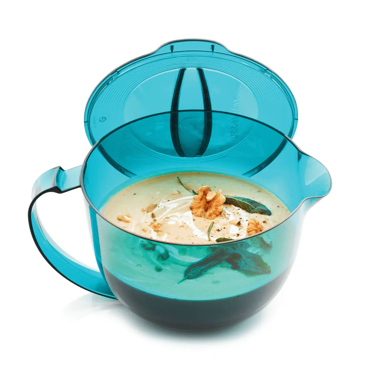 Tupperware MicroCook 1-l-Kanne Mikrowellen Kanne, ideal zum Mikrowellengaren, Zubereiten und servieren von Suppen, Pudding oder Kartoffeln