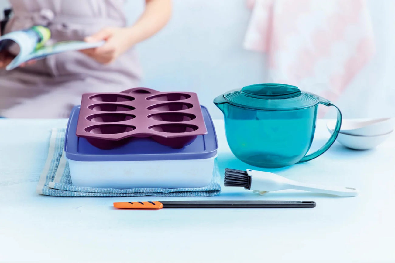 Tupperware MicroCook 1-l-Kanne Mikrowellen Kanne, ideal zum Mikrowellengaren, Zubereiten und servieren von Suppen, Pudding oder Kartoffeln