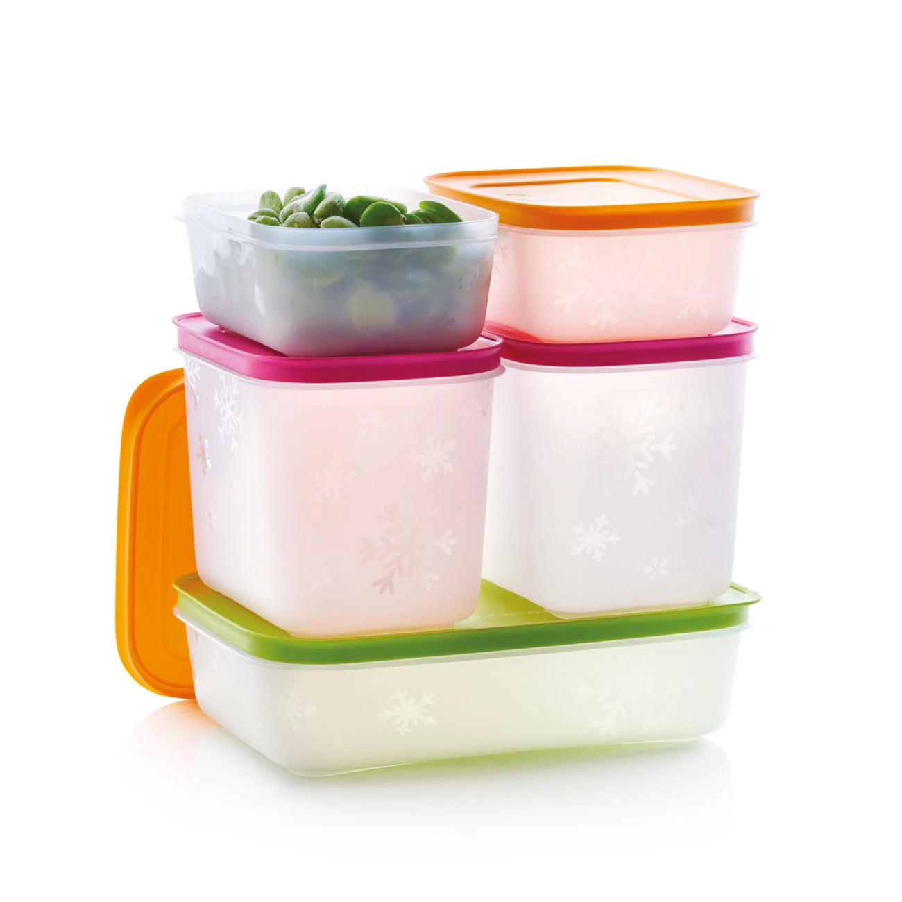 TUPPERWARE 5X EIS-KRISTALL-SET Gefrierbehälter Gefrierset Gefrierdose G37 Neu EUR 34,90 - DE