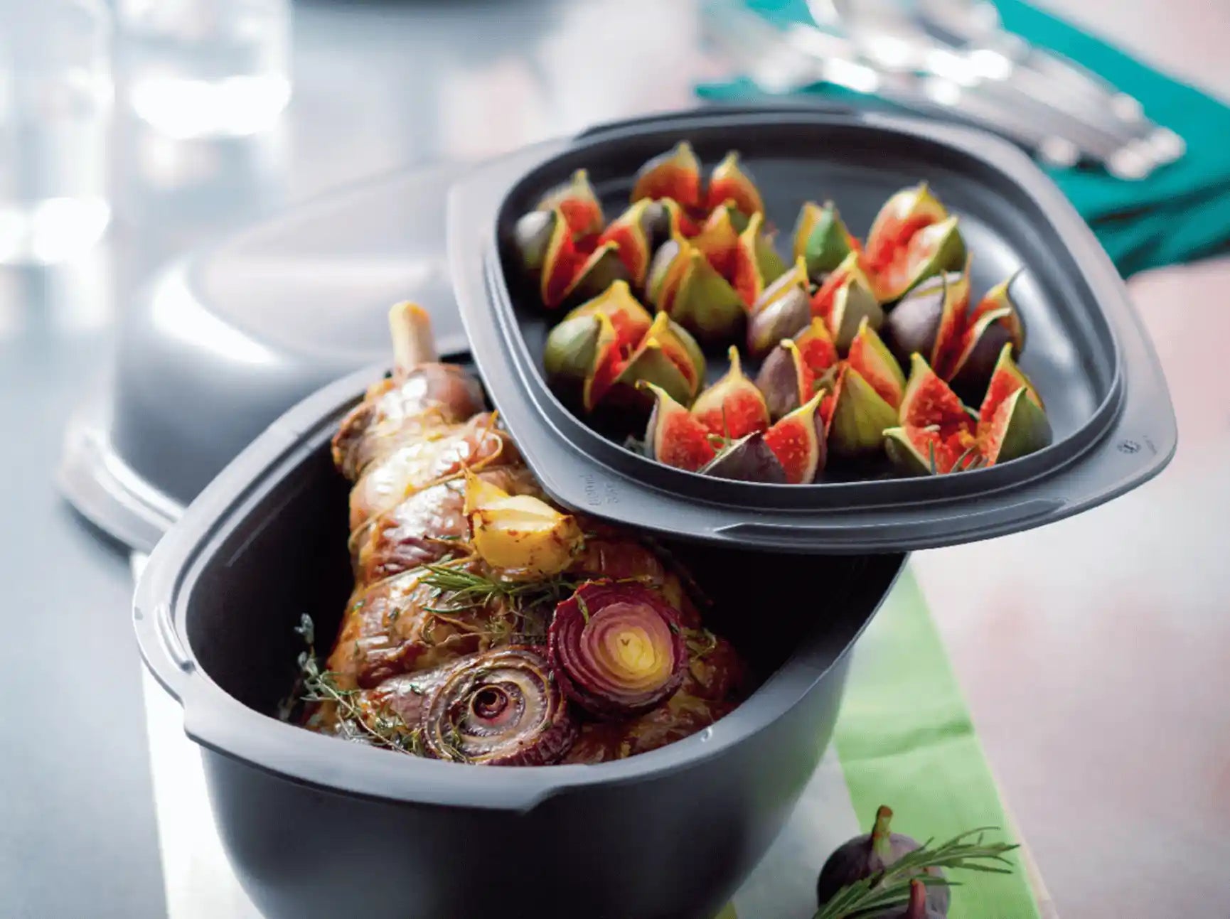 UltraPro Auflaufform von der Marke Tupperware / für Backofen und Mikrowelle / auch Kühl und Gefriergeeignet / leichter als Gusseisen / Hier direkt online kaufen