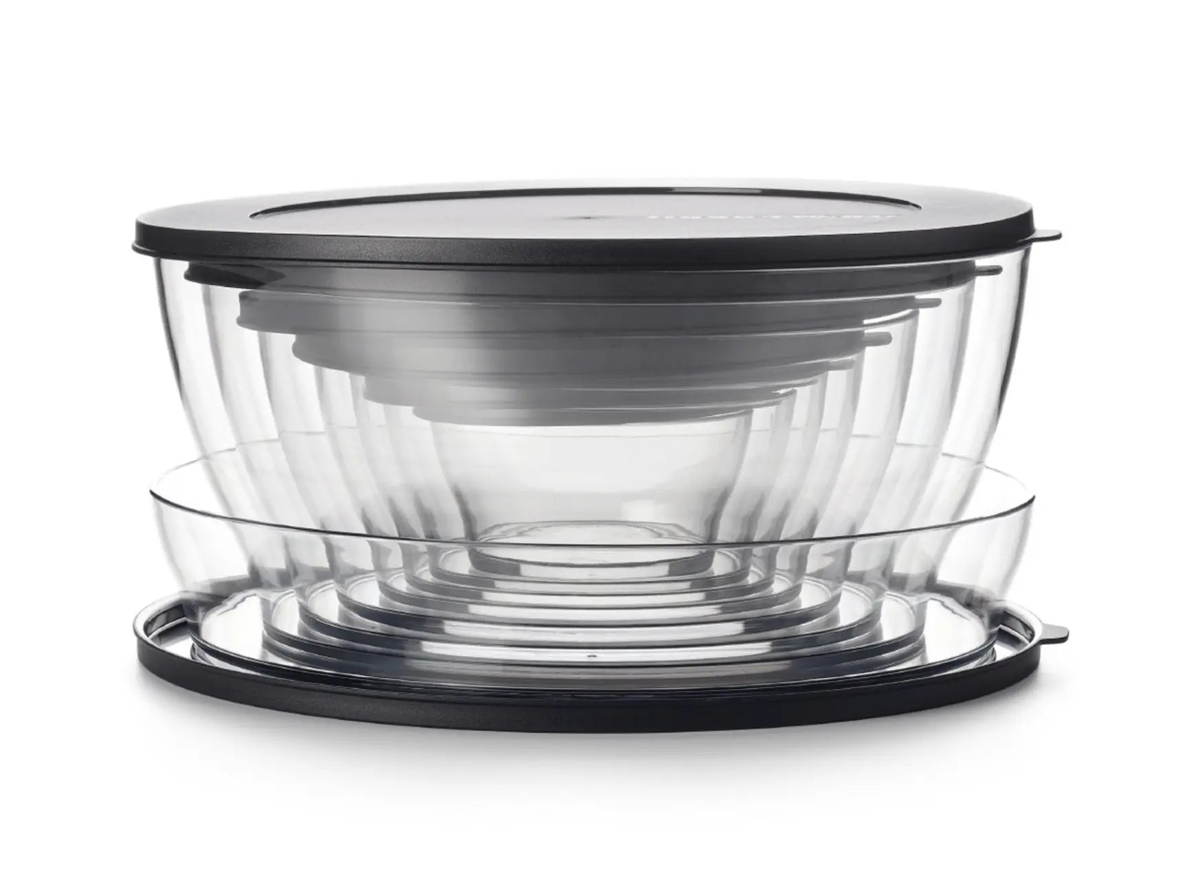 Clear Line Schüsseln von der Marke Tupperware / Elegante Servierschüsseln / mit Luft und Wasserdichtem Deckel / Hier direkt online kaufen