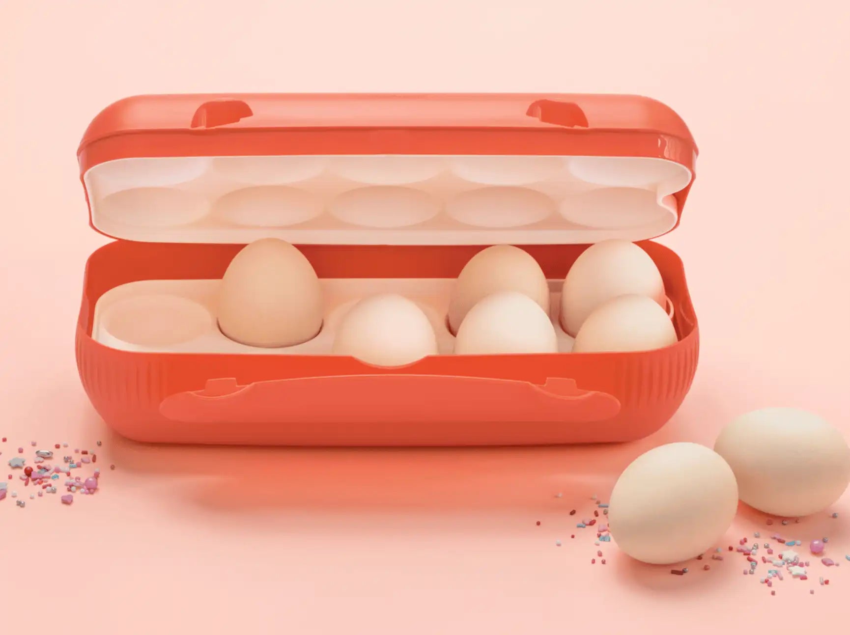 pSeo Eierbox- Kolumbus / 10er Box / nachhaltig und Umweltfreundlich / Eier box für in den Kühlschrank