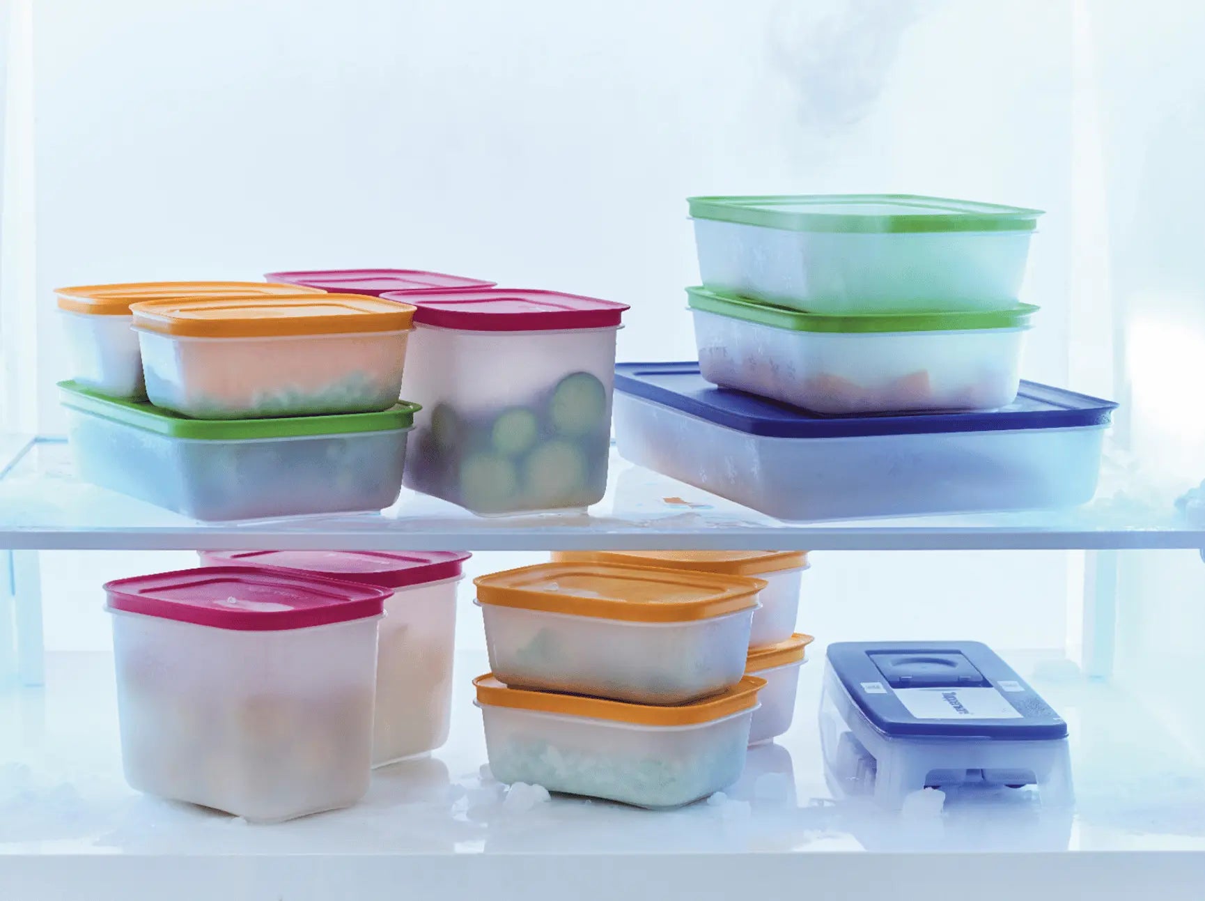 Eis Kristall Gefrierbehälter 2x 1,1L Hoch von der Marke Tupperware / Gefrierbehälter / Gefrierbeutel / Perfekt fürs Schnelle Einfrieren / Hier direkt online kaufen