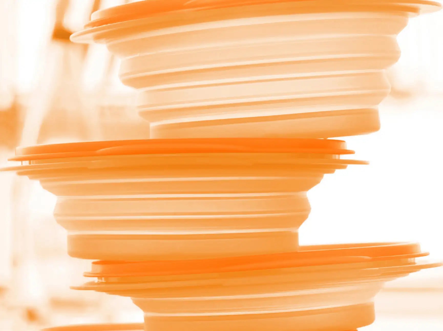 pSeo Mini Max Schale / zusammenfaltbar / Ideal für Unterwegs / Picknickbox / Lunchbehälter