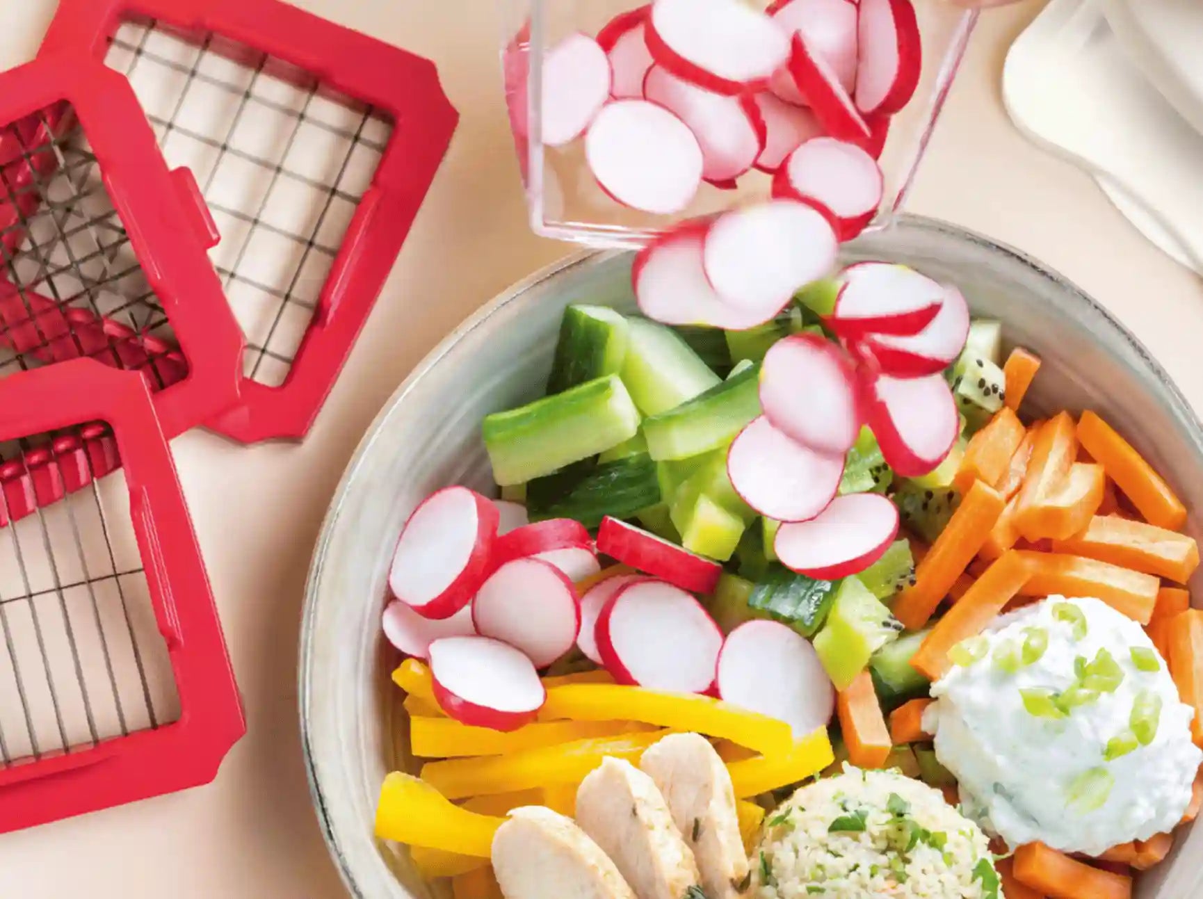 pSeo_SuperDicer / Gemüseschneider Schneidaufsätze