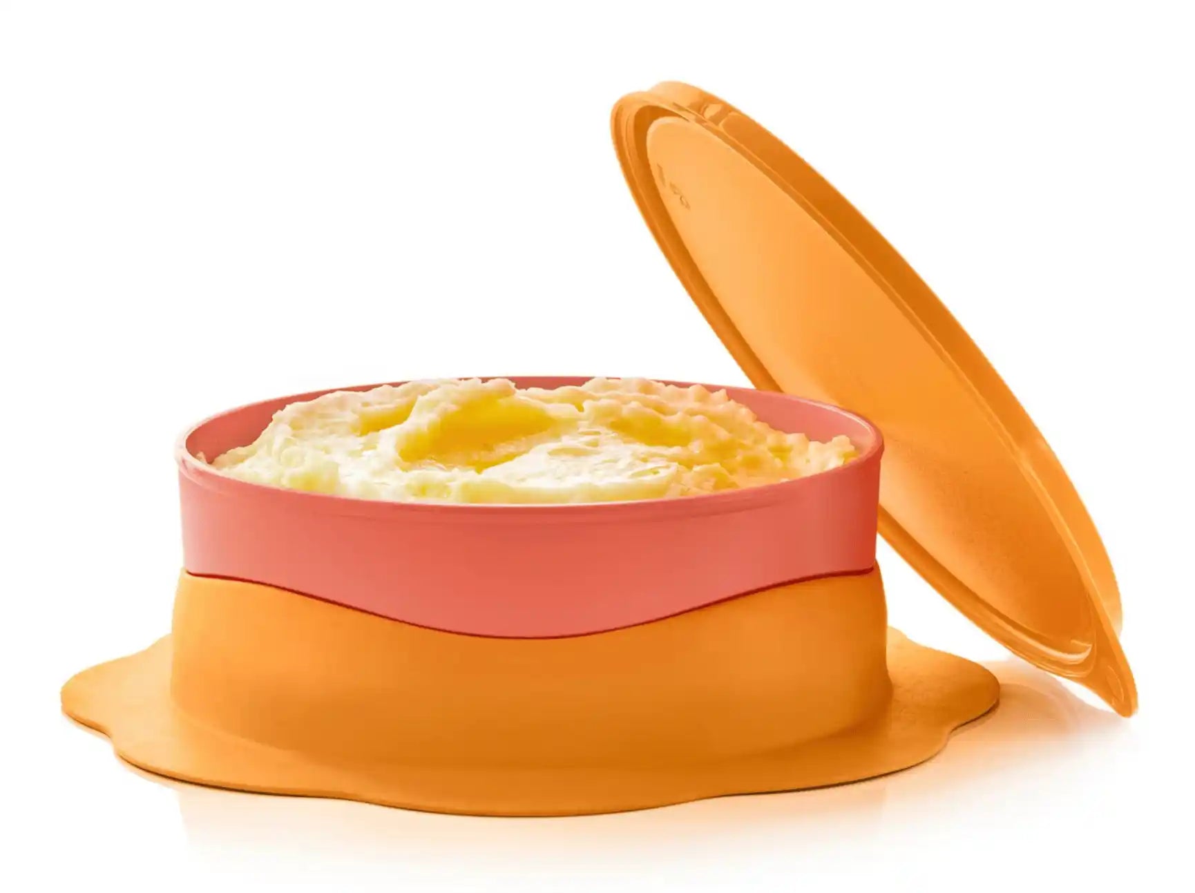 Tupperware TupperCare® Kinderteller gelb Kinderteller zum selbstständigen Essen lernen von Kleinkindern