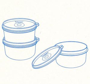 B15 Drei Julchen Tupperware