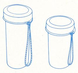 C01 Schlumpf & C02 Kleiner Schlumpf Tupperware