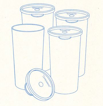 C08 Bechersatz 170 ml mit Deckel Tupperware