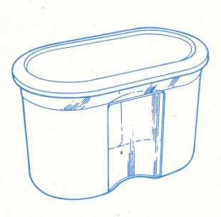 C17 Knusper-Runde Tupperware