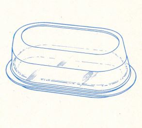 C25 Butterperle Tupperware