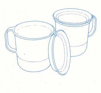 C36 Neue Trink-Palette Tupperware