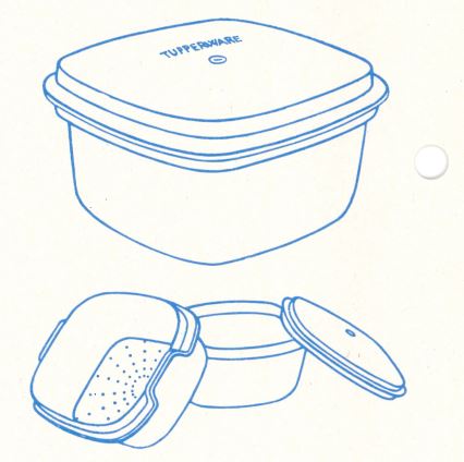 C37 Sieb-Servierer Tupperware