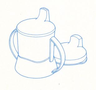 C61 TupperCare Trinklerntasse Tupperware