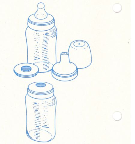 C63 & C64 TupperCare Babyfläschchen Tupperware