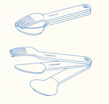 C70 Picknick-Besteck Tupperware