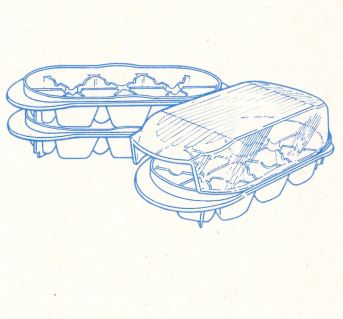 C76 Preludio Eiswürfler Tupperware