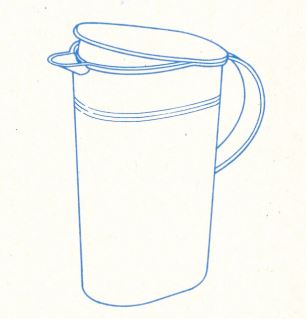 Preludio C77 Long-Drink 1,0 L & C78 Tiffany 1,7 L Tupperware