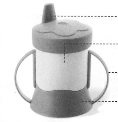 C112 TupperCare Trinklerntasse Tupperware