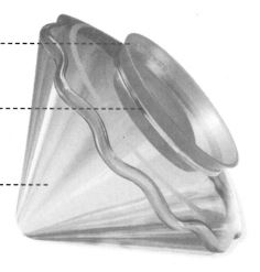 C119 Eleganzia Bonbonniere Tupperware