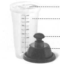 D10 Mix-Fix 500 ml Tupperware