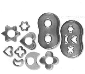 D67 Plätzchen-Puzzle Tupperware