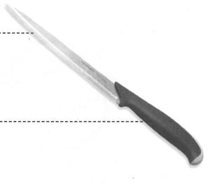 D93 Filiermesser Ergonomic Tupperware