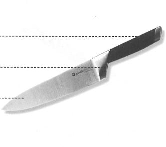 D100 Kochmesser Chef-Serie Tupperware