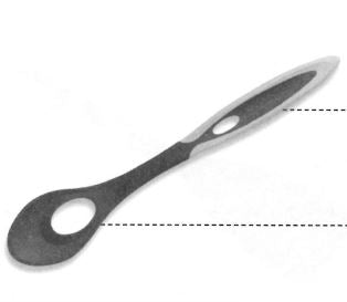 D123 Rührlöffel Küchenprofis Tupperware