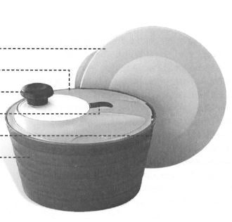 D128 Salat-Karussell Tupperware