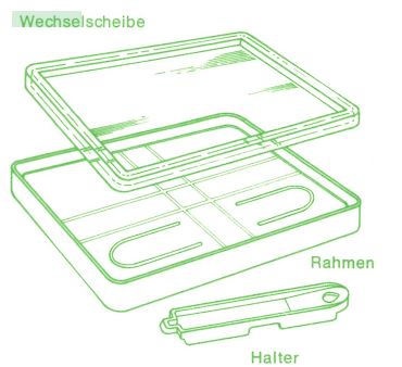 E12 Wechselrahmen 9x13 & E13 Wechselrahmen 13x18 Tupperware