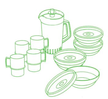 F04 Tischlein-Deck-Dich Tupperware