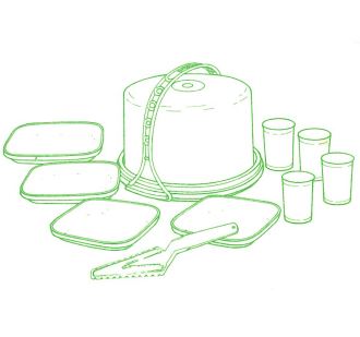 F10 Mini-Party-Set Tupperware