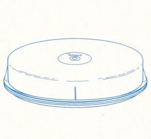 G10 Gefrier-Tortenbehälter Tupperware