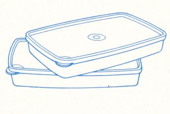 G18 Gefrier-Behälter flach 600 ml Tupperware