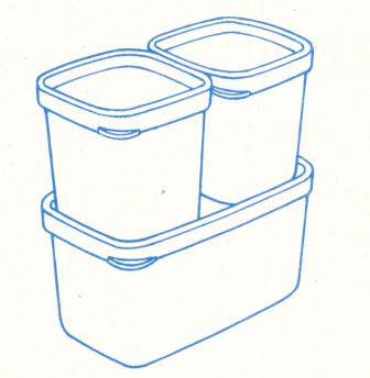 G20 Mini-Gefrier-Behälter 80 + 200 ml Tupperware