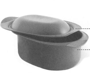 H14 UltraPlus 3,0 L Kasserolle oval Tupperware
