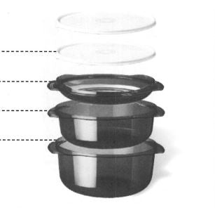 I01 Micro-3-Gar-Set Tupperware