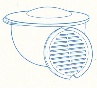 J09 Junge Welle Salat-Star 4,3 L Tupperware