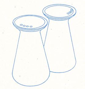 J13 Junge Welle Salz- & Pfeffer-Streuer Tupperware