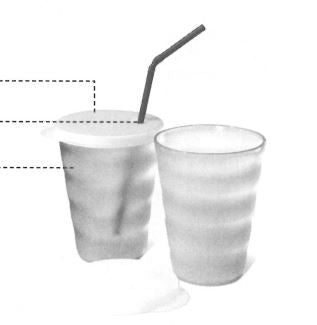 J37 Trinkhalm-Becher 330 ml Tupperware